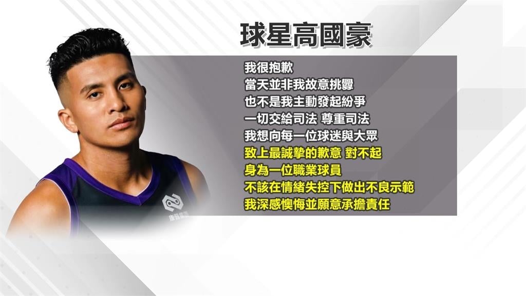 高國豪爆私約「二嫂」與兄弟互毆　攻城獅：即日起停賽