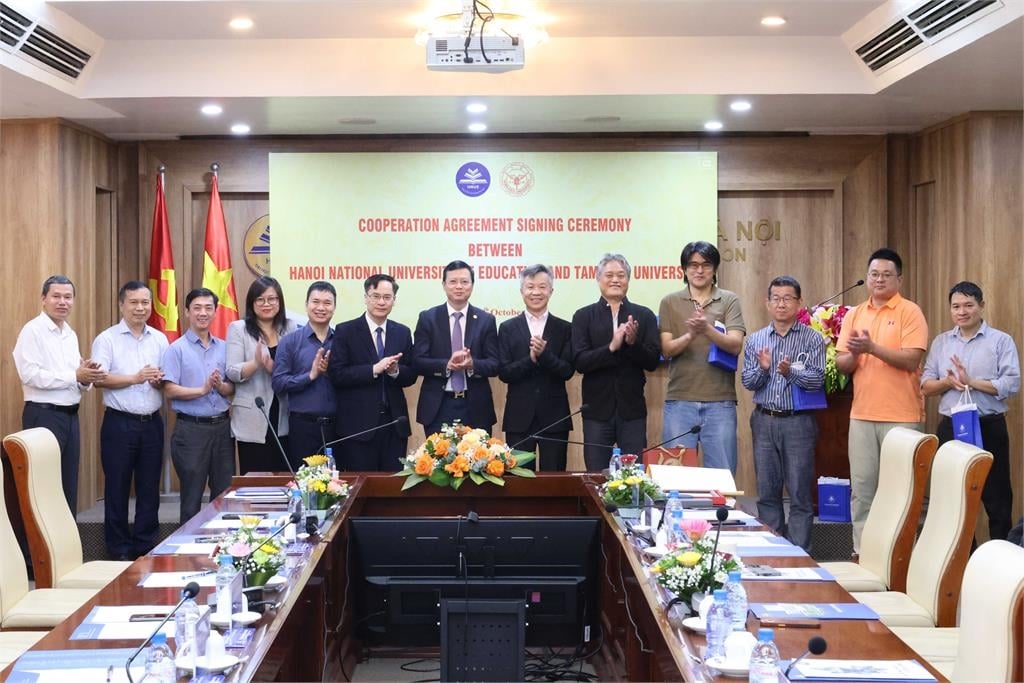 【淡江傳真】淡江大學與河內國立師範大學簽署MOU 共推量子材料與同步輻射研究