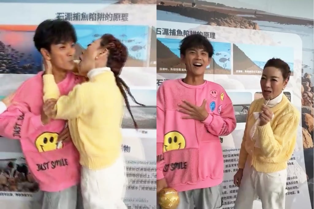 《綜藝新時代》慶功楊繡惠突崩潰！ 驚聞出國「挑戰一計畫」嚇到激吻阿翔