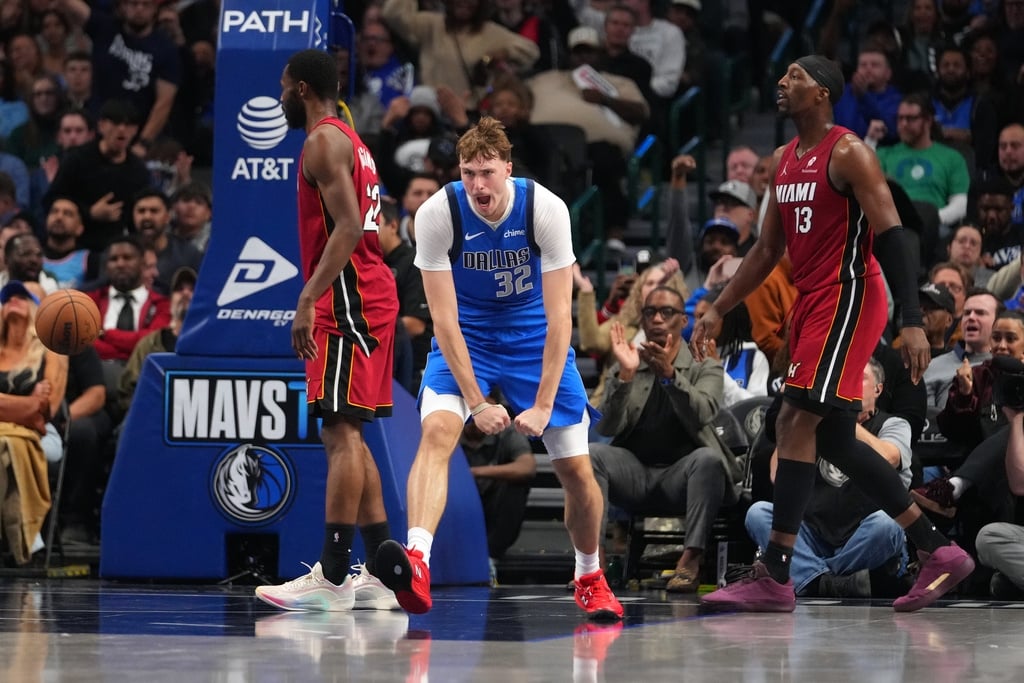 NBA(影)／18歲狀元旗子哥帶隊衝全隊7人得分上雙！獨行俠滅熱火首度三連勝