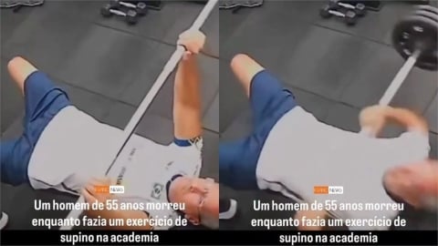 臥推手滑奪命!槓鈴重砸胸口 55歲運動好手倒地亡
