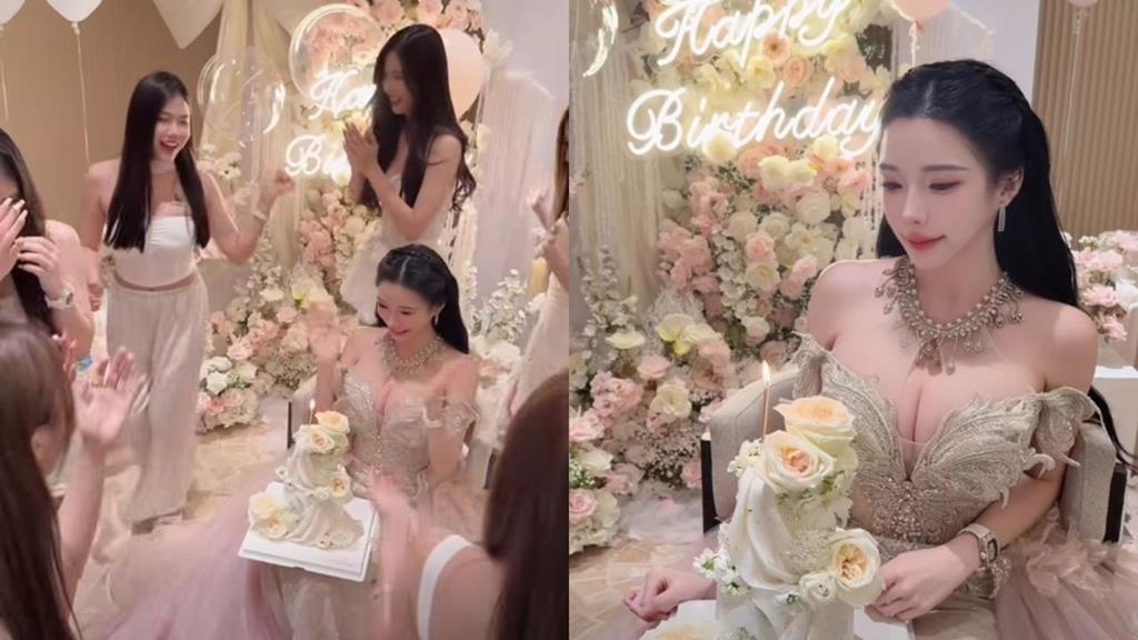 大馬「平交道女神」生日趴超狂！10辣妹包圍「1畫面」被封：現代皇后選妃