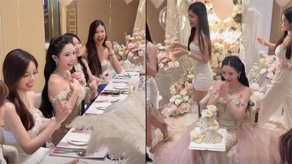 大馬「平交道女神」生日趴超狂！10辣妹包圍「1畫面」被封：現代皇后選妃