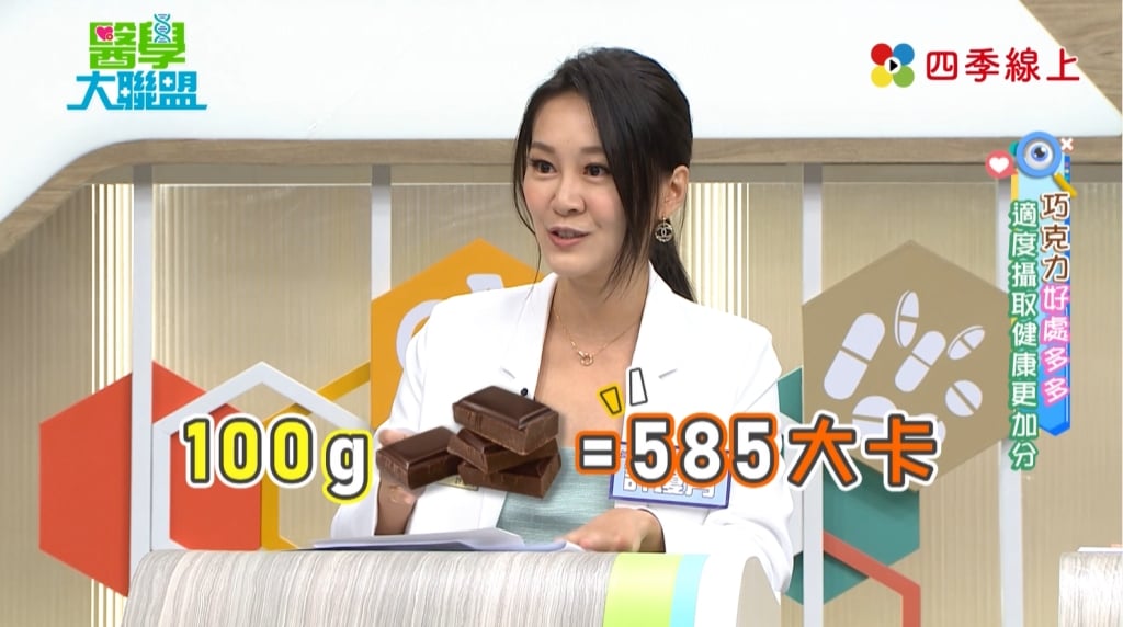 蔡允潔「智商被嗆」！《醫學大聯盟》揭巧克力３大迷思！日限「這量」