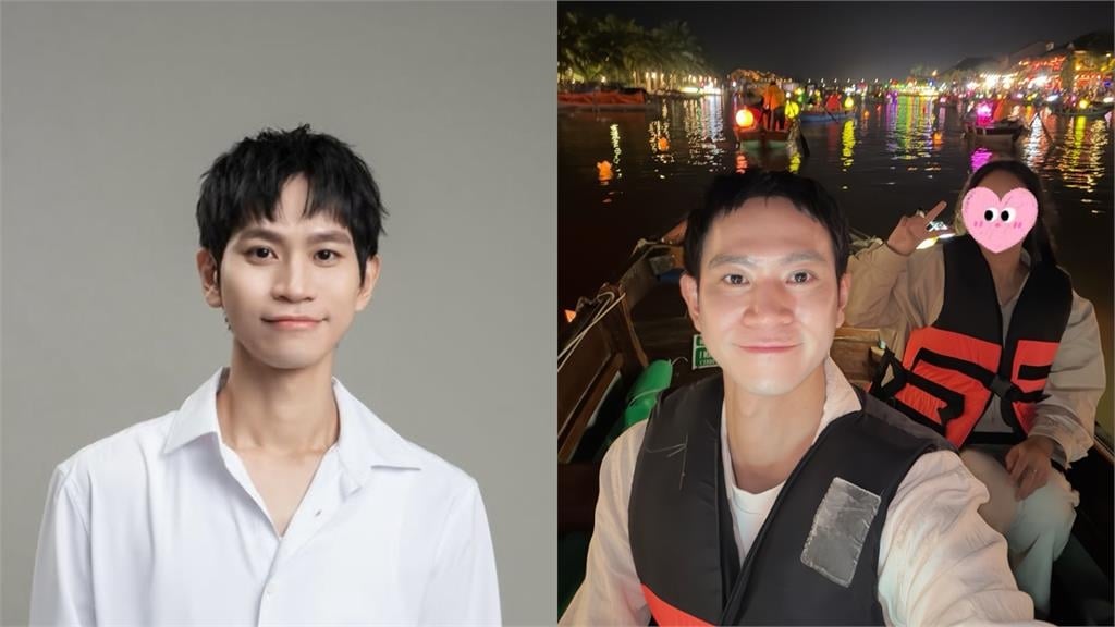 Andy決裂家寧1年突「燦笑同框她」！攜「神秘女伴」坐小船網瘋喊：永浴愛河