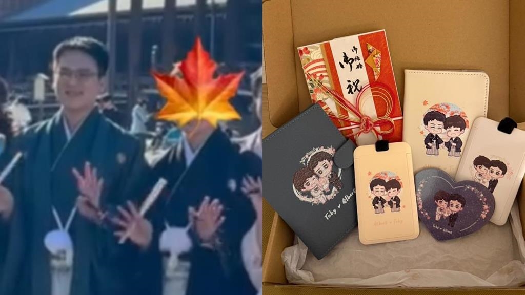 徐嶔煌甜曬京都西本願寺「婚禮畫面」！伴侶模樣不藏了…被讚「幸福身高差」