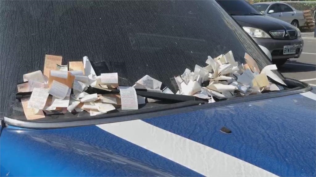 公有停車場停半年! 夾近百張停車單 車牌"早被吊銷"追車主