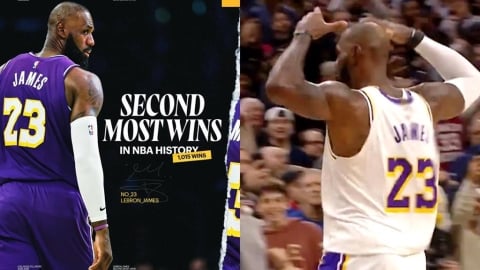 NBA(影)/跳投鎖勝利為自己帶王冠!詹皇生涯勝場數僅次「他」網敲碗誰是勝場王?