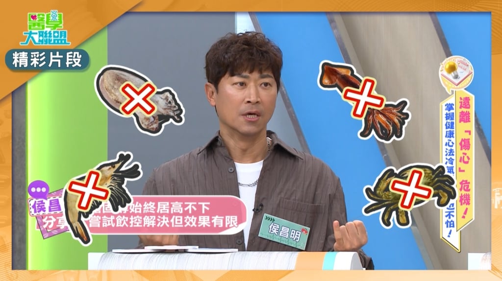 侯昌明《醫學大聯盟》膽固醇忌口一年飲控沒效!服藥治療成效顯著!
