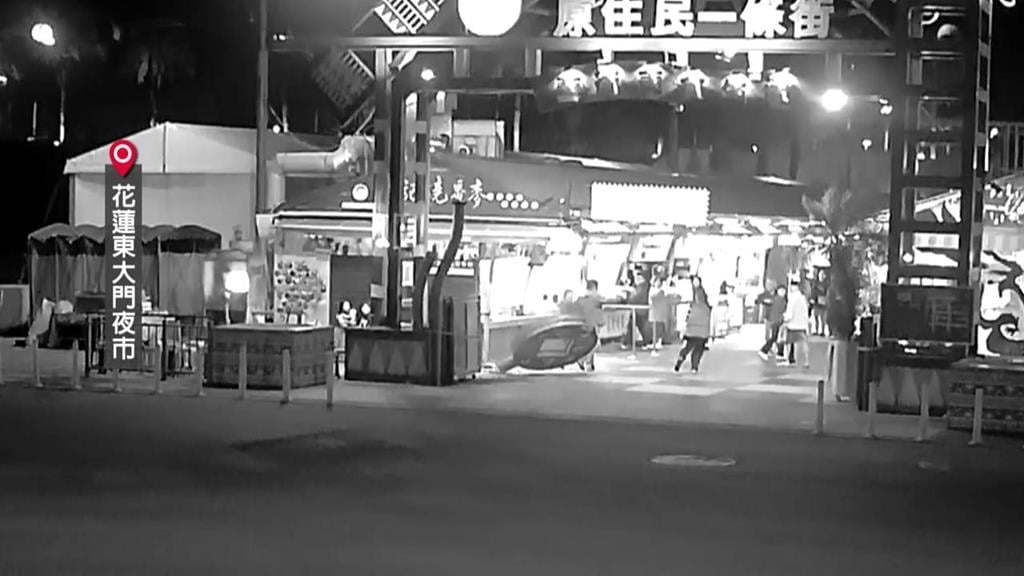 19：24花蓮規模5.7地震！　　東大門夜市200公斤招牌掉落險砸路人