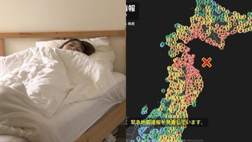台灣人遇日本7.5強震「反應兩樣情」！一票人「淡定躺床」：就這樣等到結束