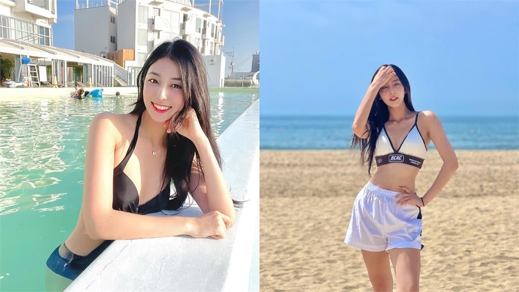 韓籍最頂三本柱將合體！「九頭身+顏值暴徒+像IU」3女神比基尼辣照曝光