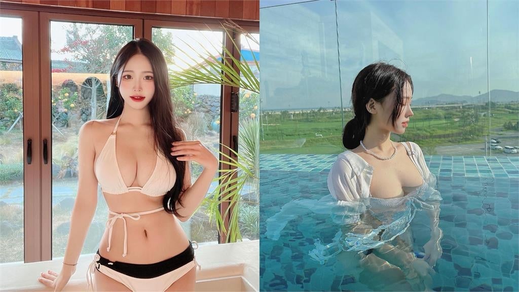 韓籍最頂三本柱將合體！「九頭身+顏值暴徒+像IU」3女神比基尼辣照曝光
