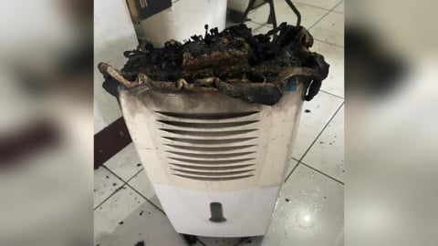 除濕機成火源？　基隆民宅電器突起火　屋主事後得知為「召回機種」