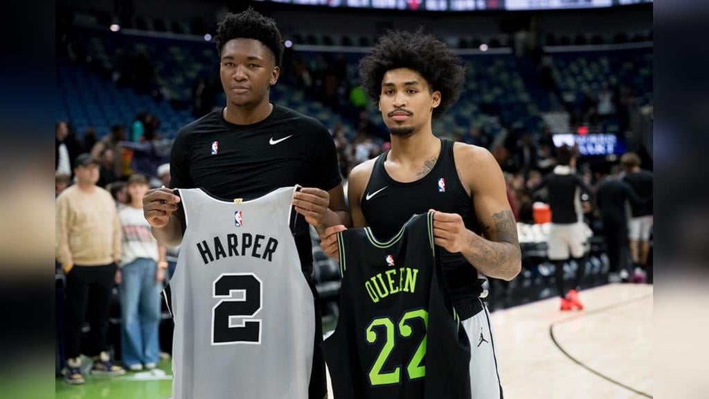 NBA(影)／頂尖新秀大對決！馬刺榜眼哈波關鍵上籃反超粉碎鵜鶘奎恩紀錄夜