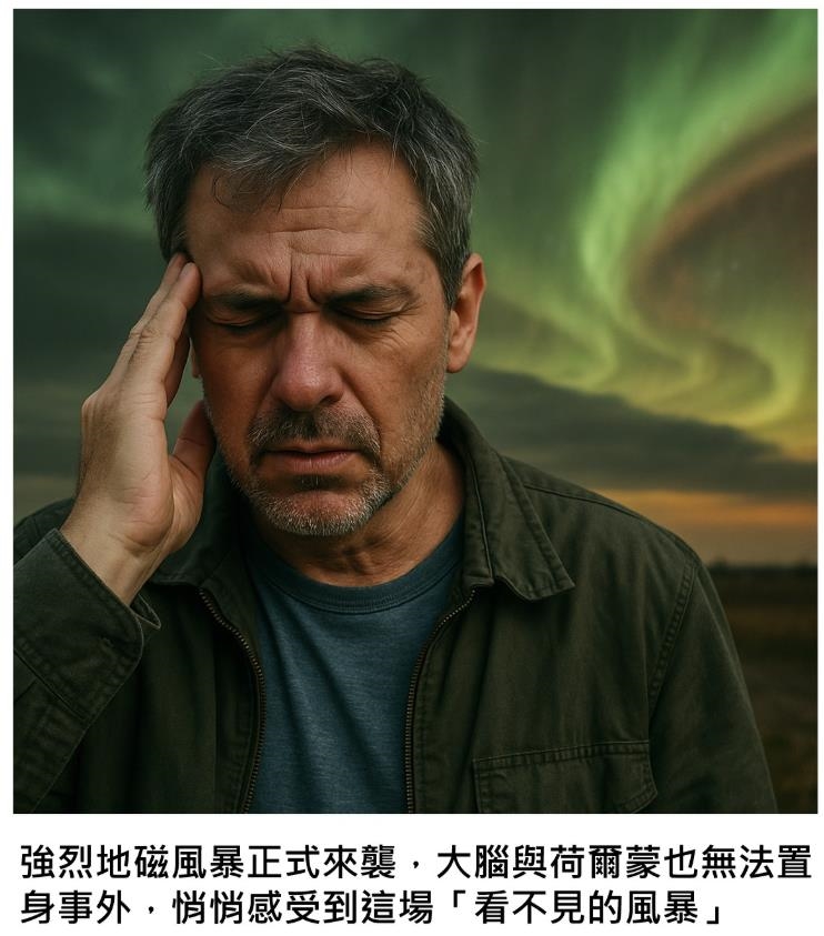 「中度磁暴」來了!將影響39小時 醫揭「這族群」易心悸頭暈、失眠焦慮