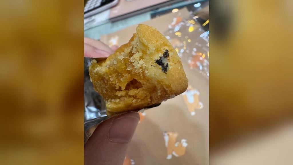 佳德鳳梨酥藏「黑色異物」　　　業者回應了、北市衛生局派員稽查