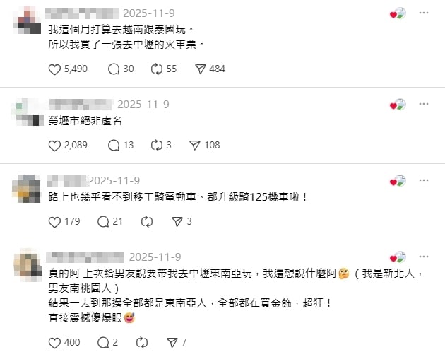 他曝北部這區街頭「沒有台灣人」!掀一票網友點頭:20年前就是了