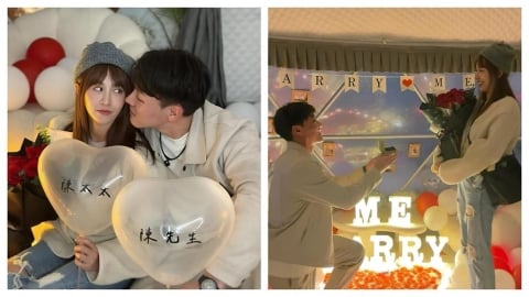 中職(影)/樂天桃猿陳晨威昨求婚、今火速「登記結婚」!緋聞女友現身搶婚網友暴動