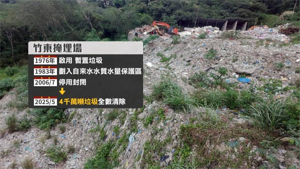 竹東掩埋場垃圾清除爆「清假的」!時力要求楊文科負責