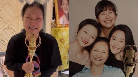 小S兌現承諾「送出金鐘獎」!S媽終於露出笑容...哽咽吐心聲:補上我的心