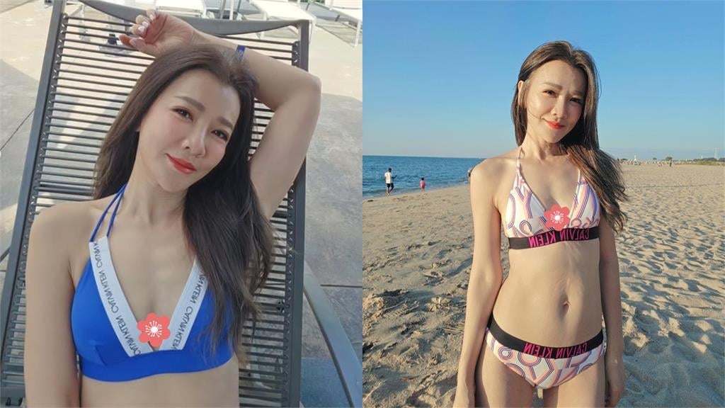 曾雅蘭遊泰「抬手洩深V」大解放!「49歲凍齡模樣」驚呆網:不科學…