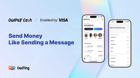 奧丁丁與 Visa 合作推出「OwlPay Cash」 瞄準美國全球跨境匯款市場