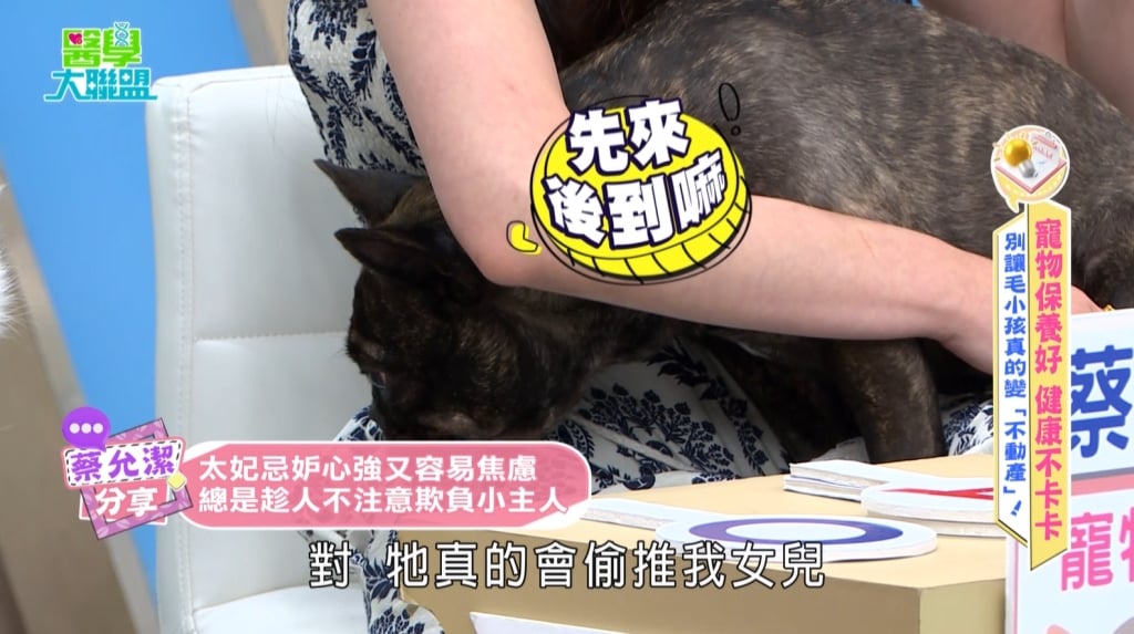 蔡允潔《醫學大聯盟》揭毛小孩異常行為!獸醫:分離焦慮因「這事」!