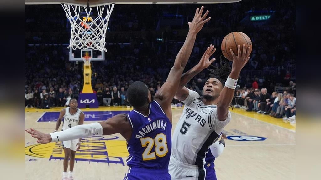 NBA(影)／沒「斑馬」照擊退「詹皇」、唐西奇的湖人！馬刺13分差闖NBA盃4強