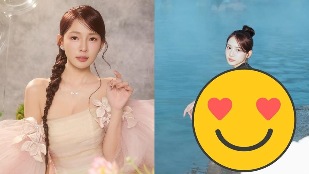 林莎極地泡湯「激薄黑紗」濕身全透視　零下22度「布料太貼」畫面流出！