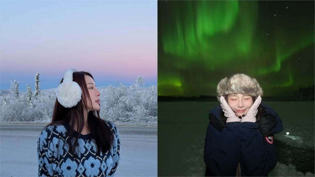 林莎極地濕身泡湯「激薄黑紗」全透視 零下22度「布料太貼」畫面流出!