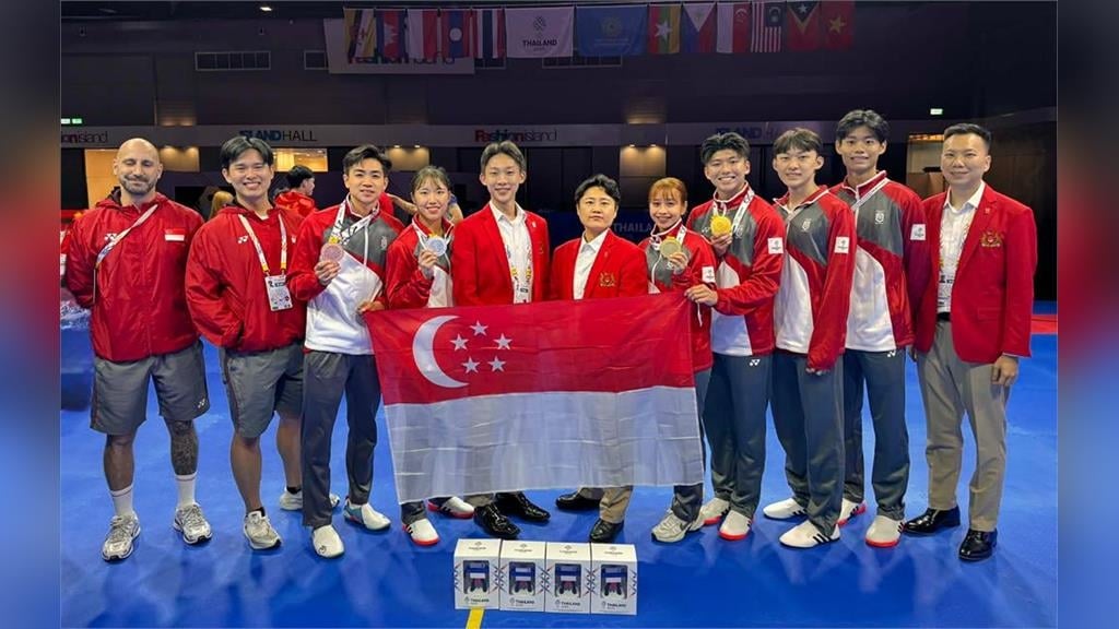 《跆拳道》台灣品勢金牌教練邱沐恩掌兵符 新加坡睽違10年再奪東南亞運金牌