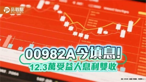 群益00982A填息囉 掛牌以來含息報酬率近50%