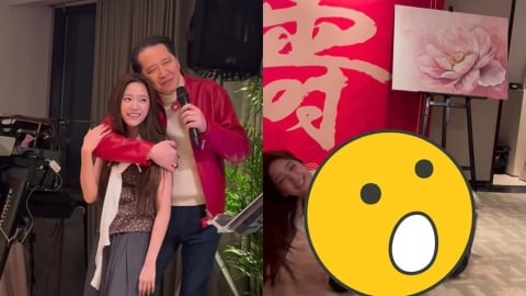 歐陽龍生日「歐陽娣娣耍辣熱舞」正面開V!「跪地滑腿」尺度中粉看傻:有點擦邊