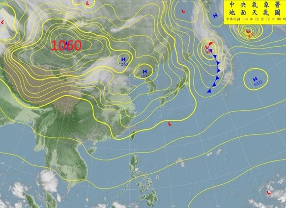 首波冷氣團將殺到「急凍12度」!鄭明典揭「冷高壓看起來很猛」到這等級