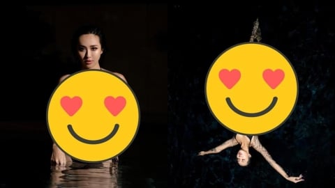 薔薔曬比基尼辣照「化身深夜水怪」!轉身剩1黑線死撐網看驚:完美