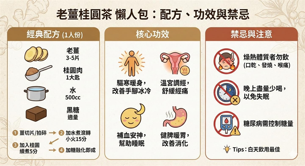 冬日救星來臨!營養師授「10分鐘桂圓紅棗茶」輕鬆揮別經痛寒冷