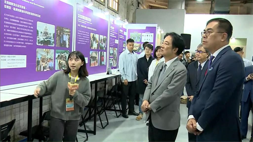 「青年百億海外圓夢計畫」　賴總統連逛五攤稱讓青年追夢