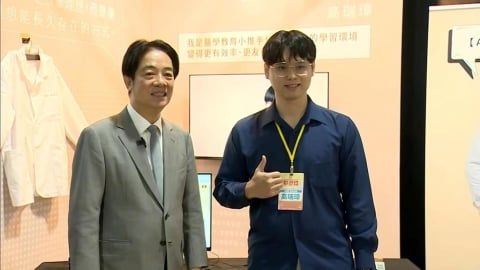 「青年百億海外圓夢計畫」 賴總統連逛五攤稱讓青年追夢