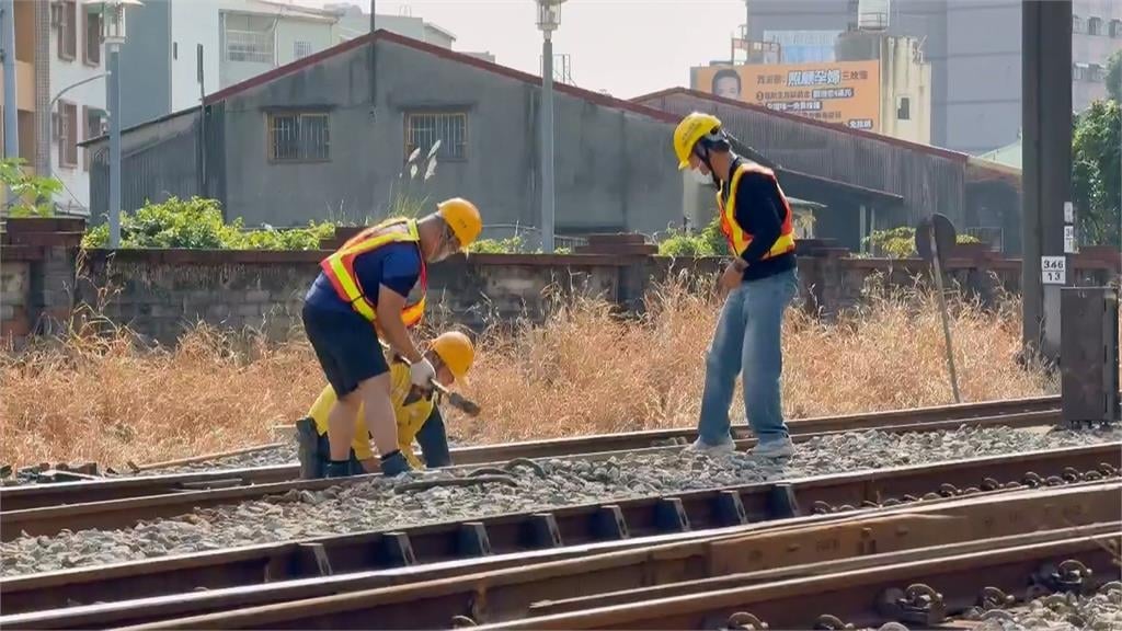 日夜溫差大? 台鐵「善化-新市」間「鋼軌斷裂」