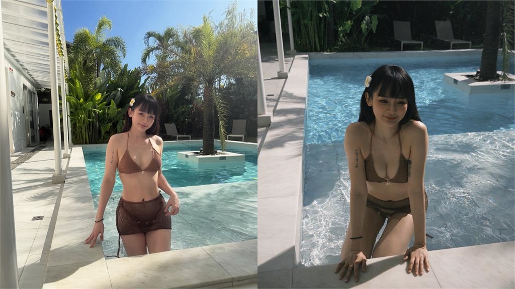 「籃球女神」洗菜出國解放比基尼!一彎腰「狂洩海溝黑線」轉身掉出大葫蘆