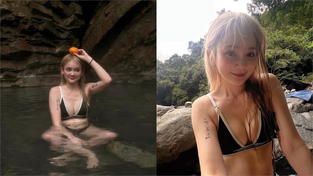 「籃球女神」洗菜出國解放比基尼!一彎腰「狂洩海溝黑線」轉身掉出大葫蘆