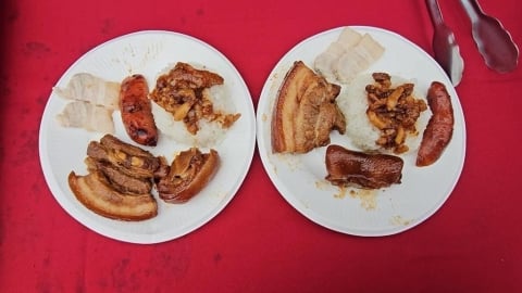 寒流來襲暖胃又暖心 礁溪發送國產豬肉飯挺豬農