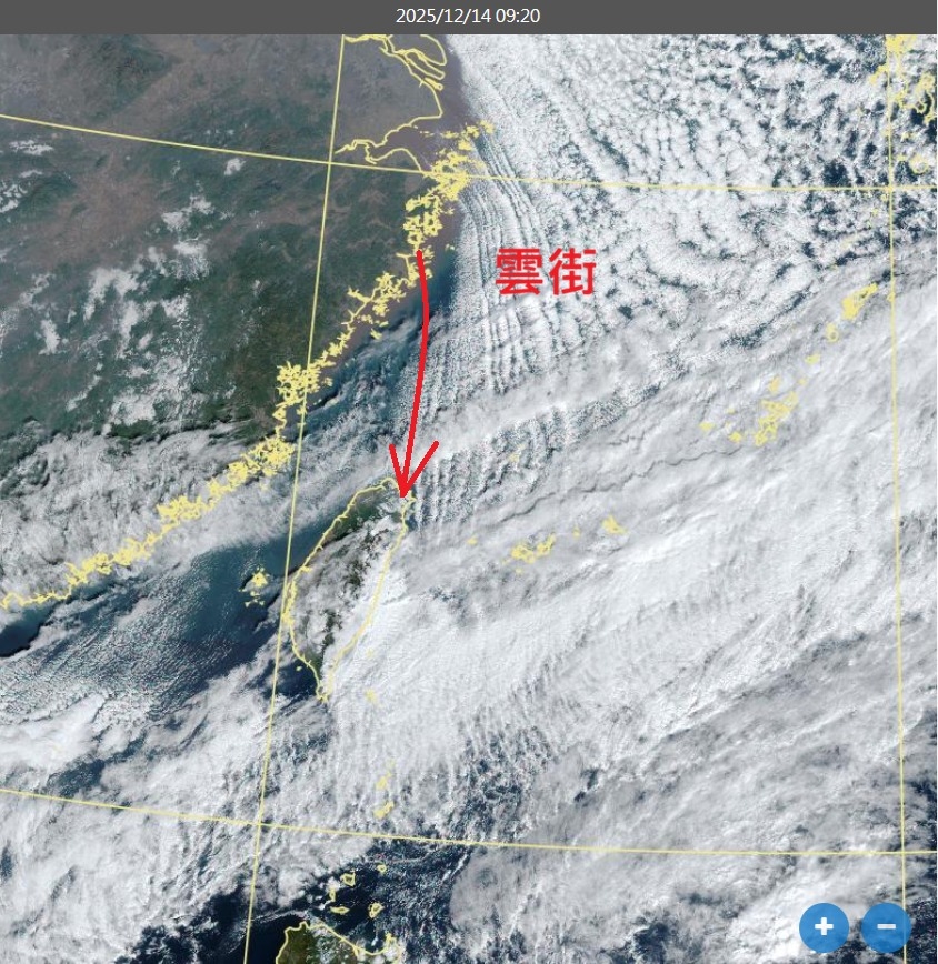 大陸冷氣團發威! 週一清晨低溫下探10度