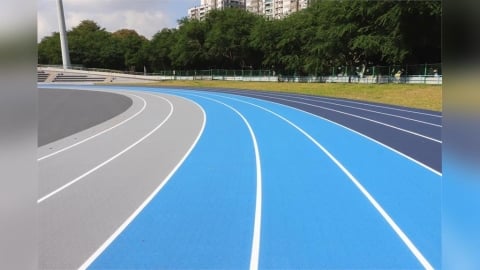 《體壇》新莊田徑場全新改裝 三色跑道藏巧思 全面升級再造運動新體驗