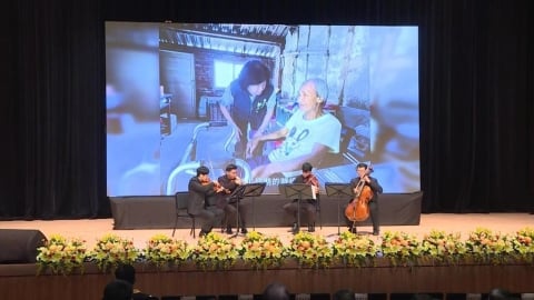 台南市府辦「丹娜絲風災感恩會」 總統出席感謝救災人員