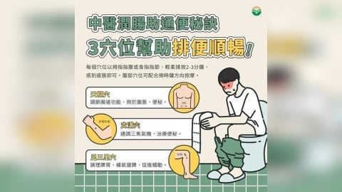 長輩常便秘怎麼辦？中醫幫你潤腸助通便