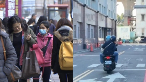 冷氣團連2日發威…機車族怎麼穿才不冷?網友激推「這件」擋風、保暖超無敵!