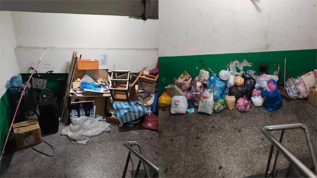 國宅「樓梯轉角堆滿垃圾」畫面曝!網友嚇爛原PO直言:最噁心最髒的
