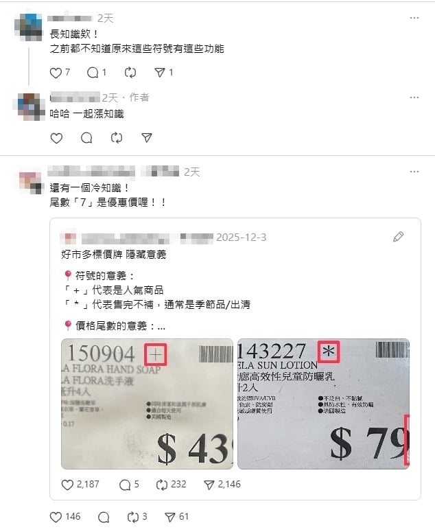 好市多價格牌藏「4神秘符號」結帳前必看！內行曝背後含意吸網狂讚：長知識